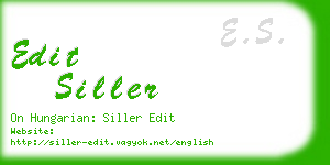 edit siller business card